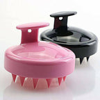 Scalp Shampoo Massager Brush with Soft Silicone Bristles | Hair & Scalp Scrubber | Random Color