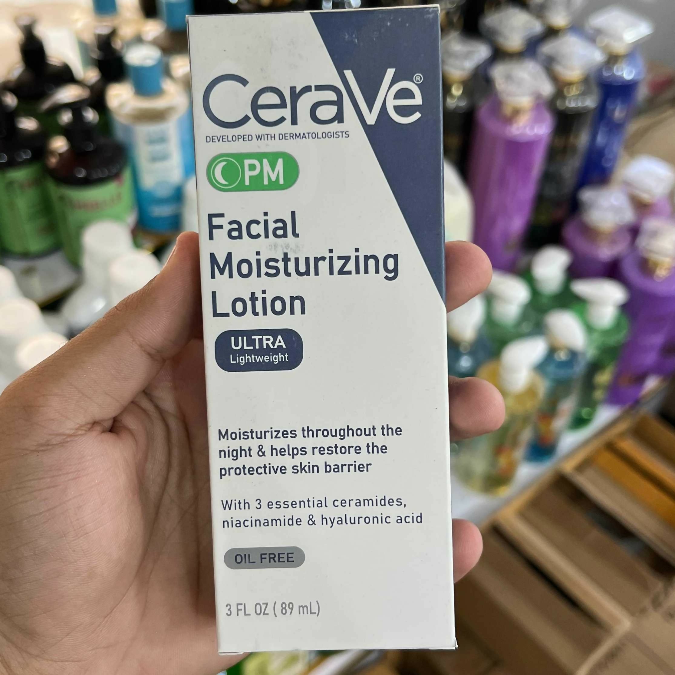 Cerave Moisturizing Lotion For Cold Weather Providing Deep Hydration Gentle Care Everyday Skin Care Support - 89ML