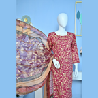 Stitched Suit, Pret 3 Piece & Printed Lawn, for Women