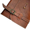 Messenger Bag, Genuine Vintage Handmade Two-Toned with Brass Buckles