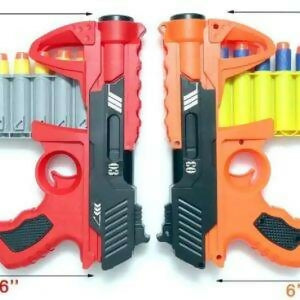 Nerf Gun 288-03 Soft Bullets Dart Blaster – Original Imported Multicolor Toy Gun for Kids (Random Color)