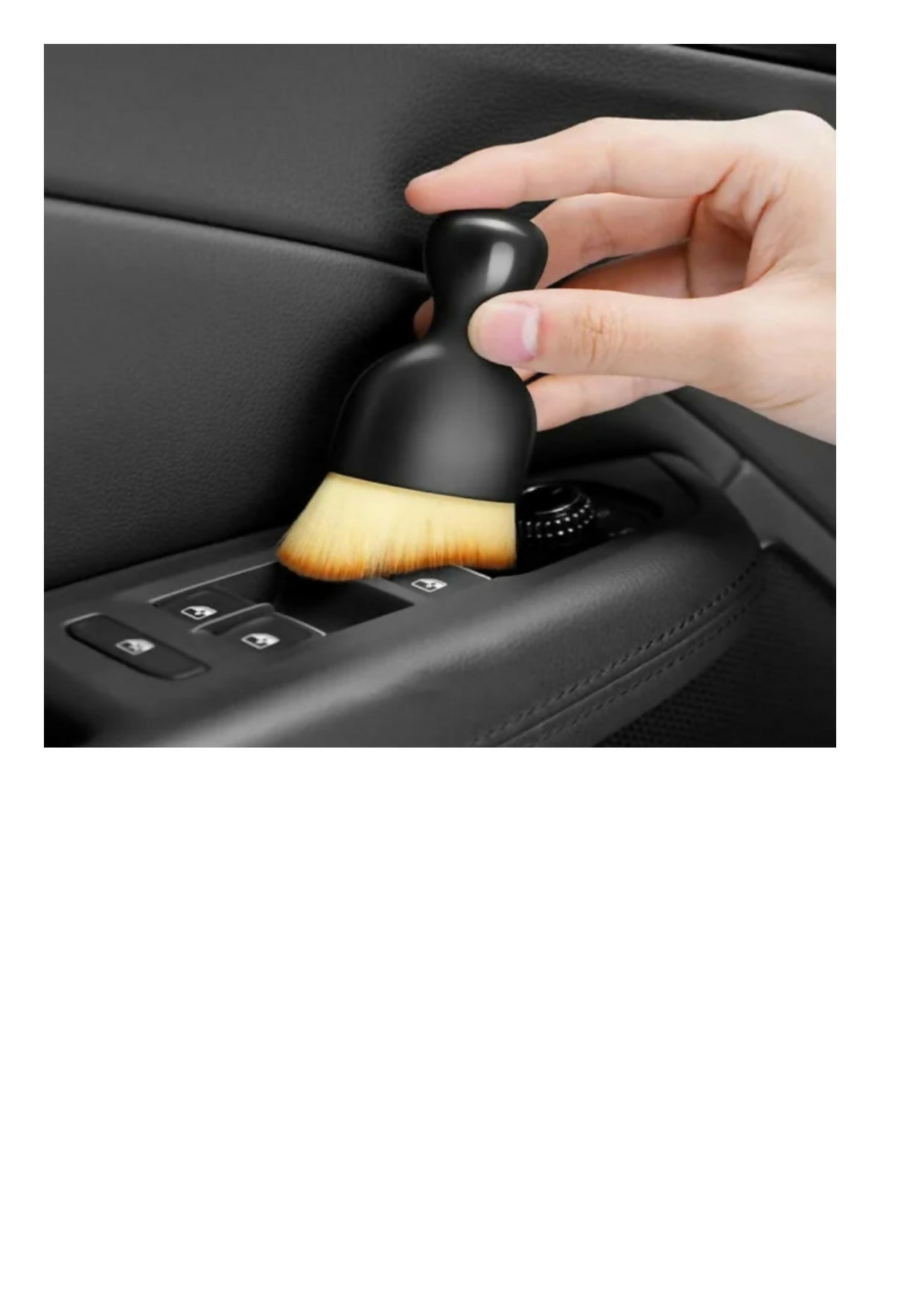 Car Interior Cleaning Brush Durable Quality Comfortable Grip Reliable Performance Effective Cleaning