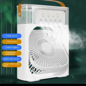 Portable Humidifier Air Cooler with 5-Hole Spray