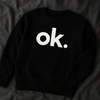 New Summer Collection Full Black Hoodie with OK Print for Men and Boys – Comfortable, Stylish & Casual Wear