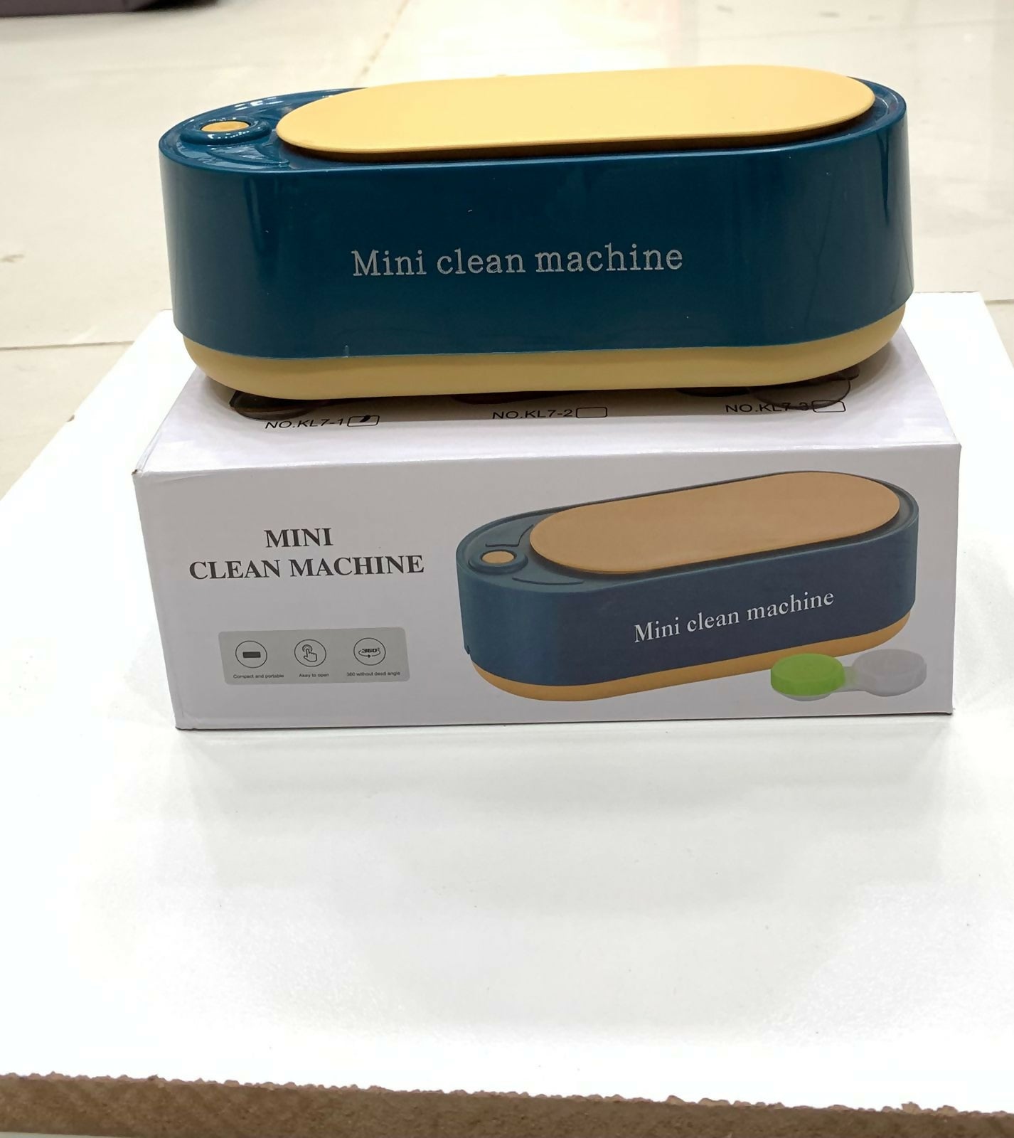 High-Frequency Vibration Ultrasonic Cleaner Machine – Portable Cleaning Device For Jewelry, Glasses, And Watches (Random Color)