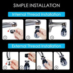 Multifunctional 360° water Faucet Kitchen Sink Faucet