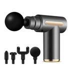Professional Smart Percussion Massage Gun – Deep Tissue Muscle Massager with 4 Interchangeable Heads