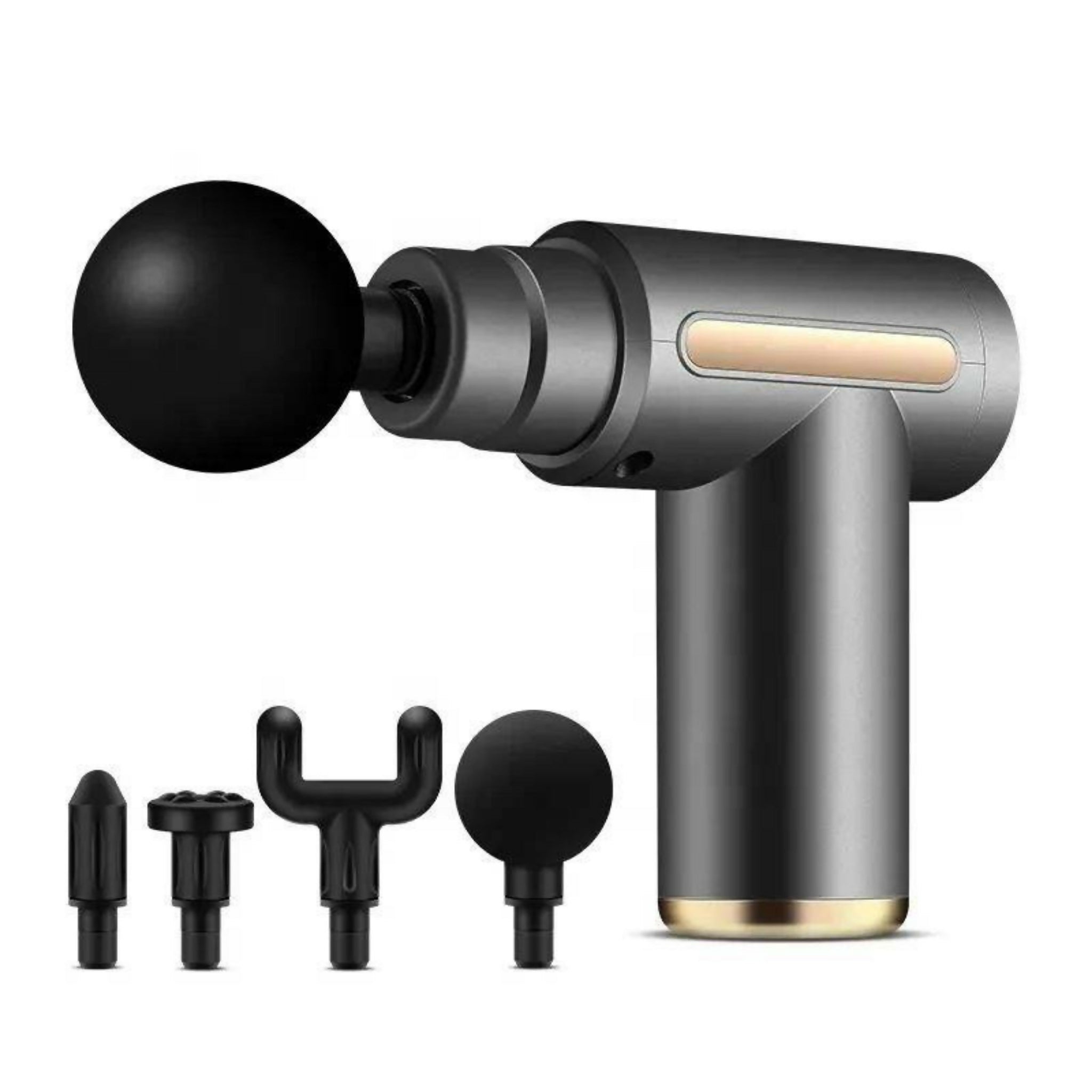 Professional Smart Percussion Massage Gun – Deep Tissue Muscle Massager with 4 Interchangeable Heads