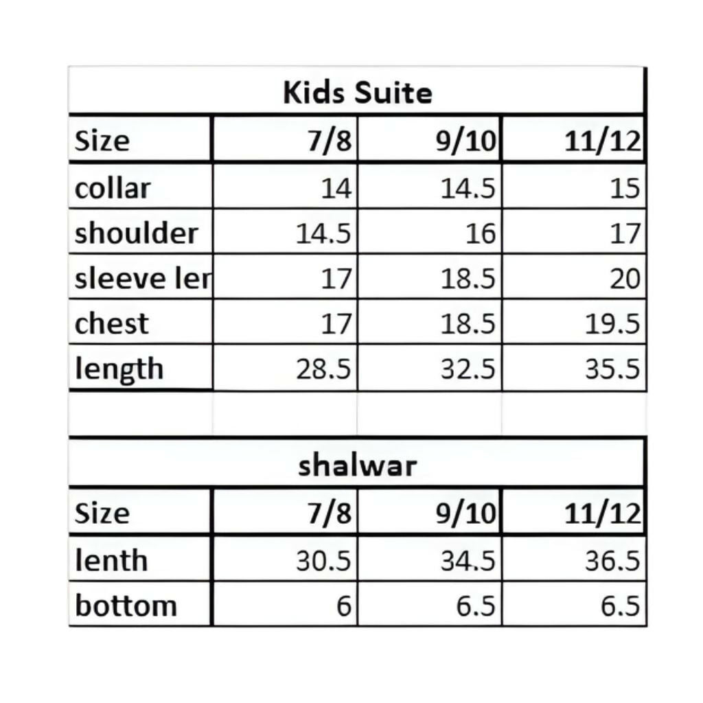 Jet Black Wash & Wear Kid’s Shalwar Kameez, Semi Formal, Premium Fabric