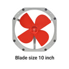 Exhaust Fan, Fully Metal Body Curve Blade & Pure Copper Winding 10, 12