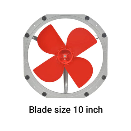 Exhaust Fan, Fully Metal Body Curve Blade & Pure Copper Winding 10, 12