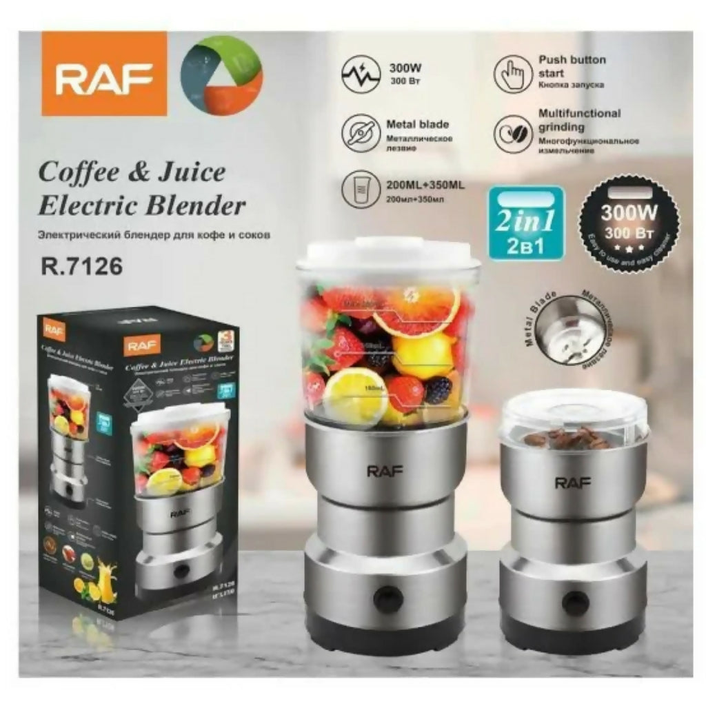 2 in 1 RAF Coffee And Juice Electric Blender, for Home & Office Use