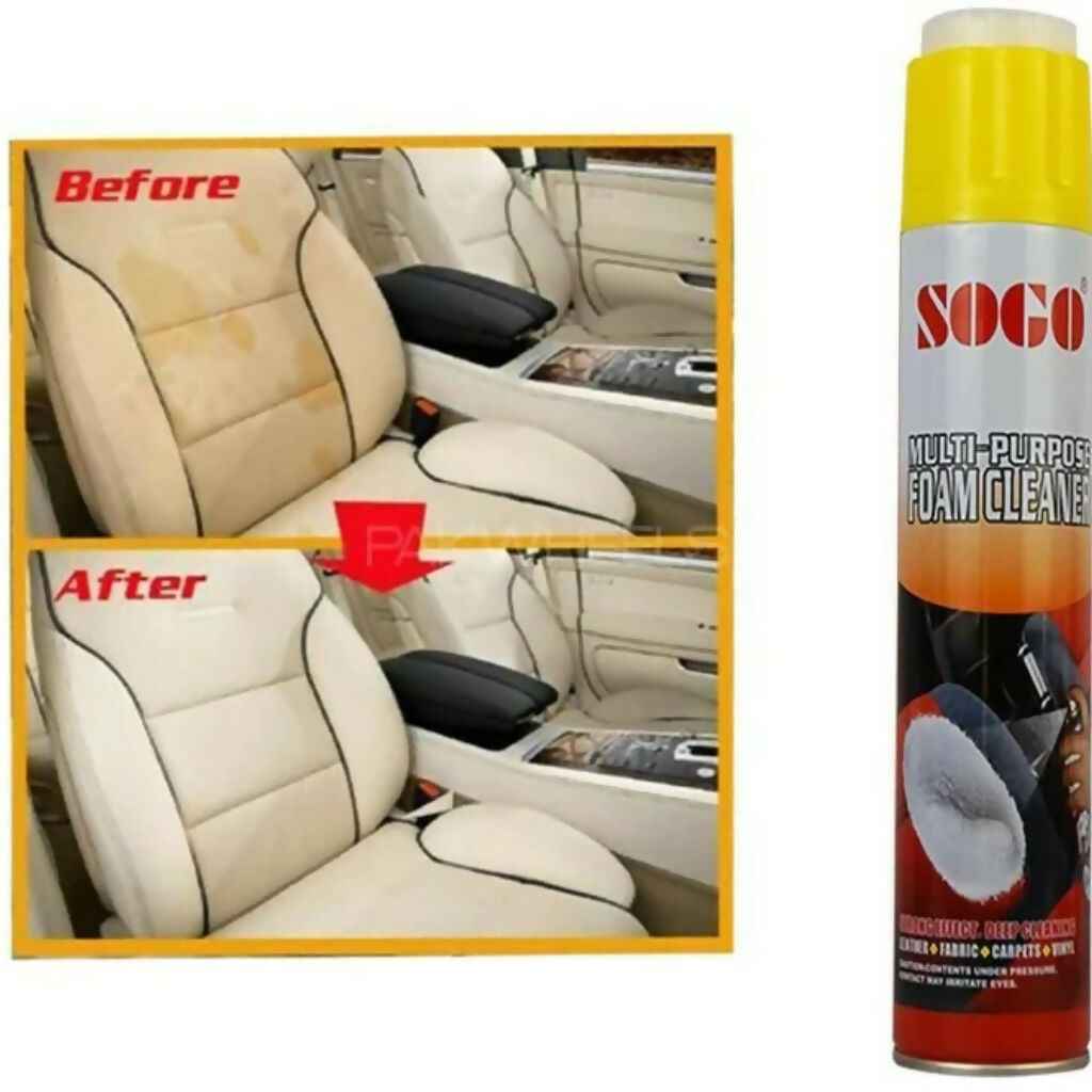 Sogo Multi-Purpose Foam Cleaner, Deep Cleaning Spray With Brush
