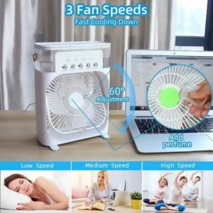 Portable Humidifier Air Cooler with 5-Hole Spray