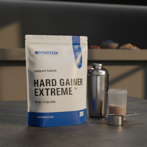 Myprotein Hard Gainer Extreme – High-Calorie Chocolate Mass Gainer for Rapid Muscle Growth, Strength & Weight Gain Support 11lbs (5kg)