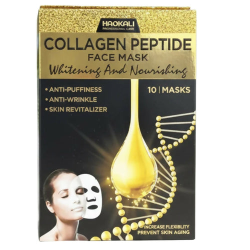 Collagen Peptide Face Mask, Anti-Wrinkle & Skin Revitalizer, for Daily Rejuvenation