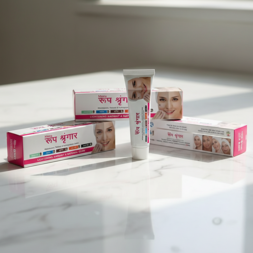 Roop Shingar Beauty Cream – 5 in 1 Lightning Radiance & Natural Glow Formula (Made in India)