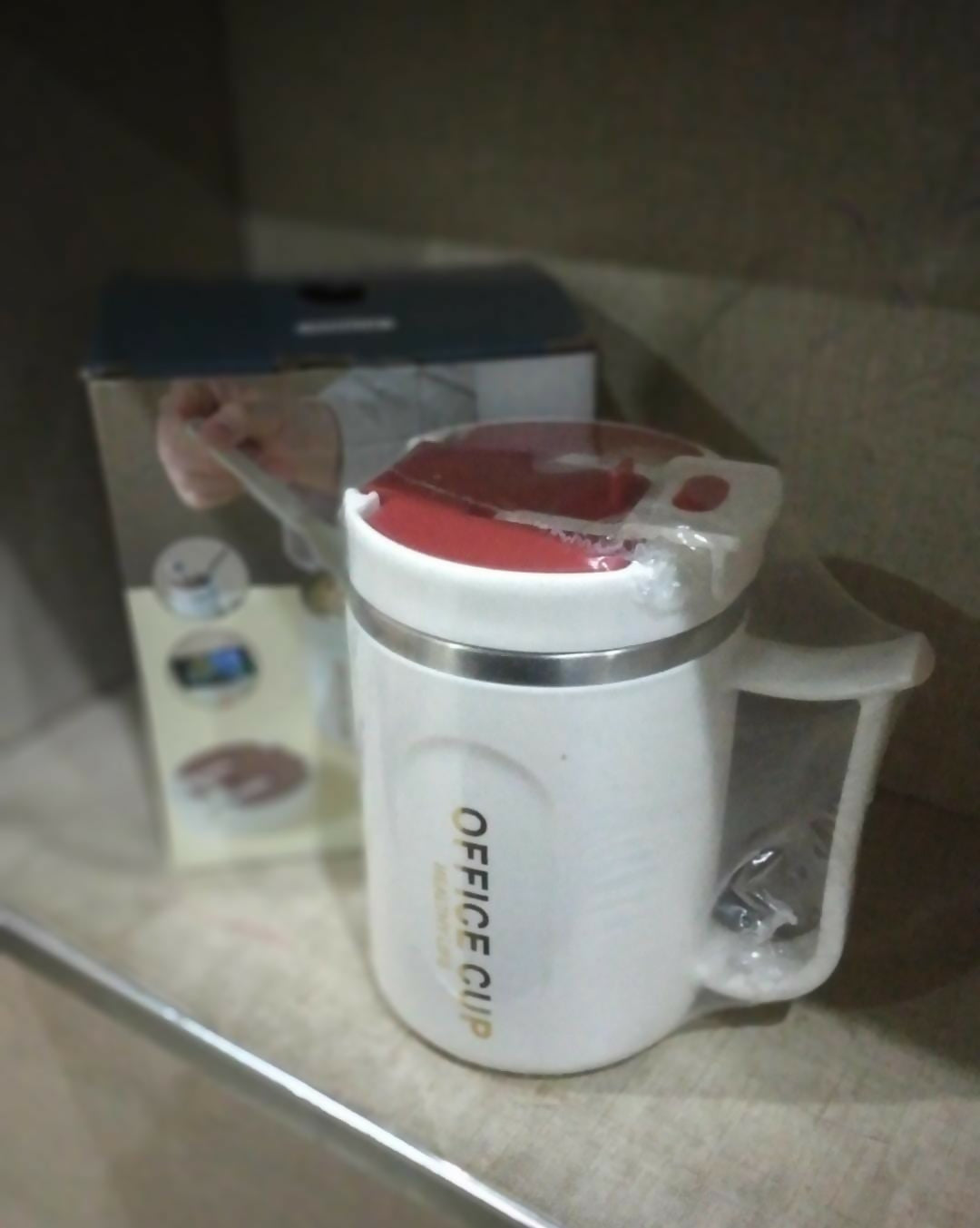 Stainless Steel Coffee Mug | Insulated | Anti‑Slip Bottom | With Spoon | Office & Home Use