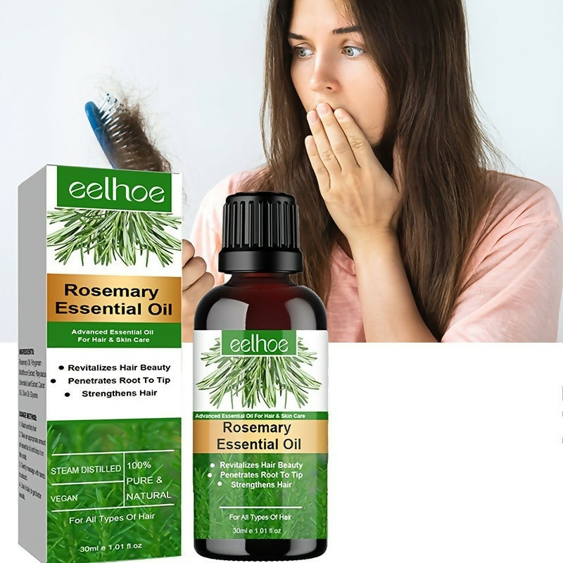 Rose Essential Oil for Hair Growth Nutrient Solution Hair Growth Essence Liquid Fast Natural Hair Loss Treatment Hair Care, 100% Pure Natural 30ml