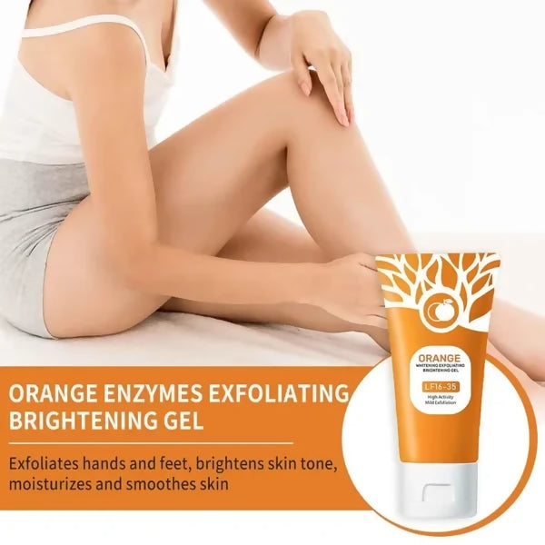 Orange Enzymes Exfoliating Brightening Gel LF16-35 | Gentle Face Scrub for Glowing Skin