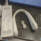 Portable Bladeless Neck Cooler – USB Rechargeable 360° Neck Fan | Hands-Free Personal Cooling