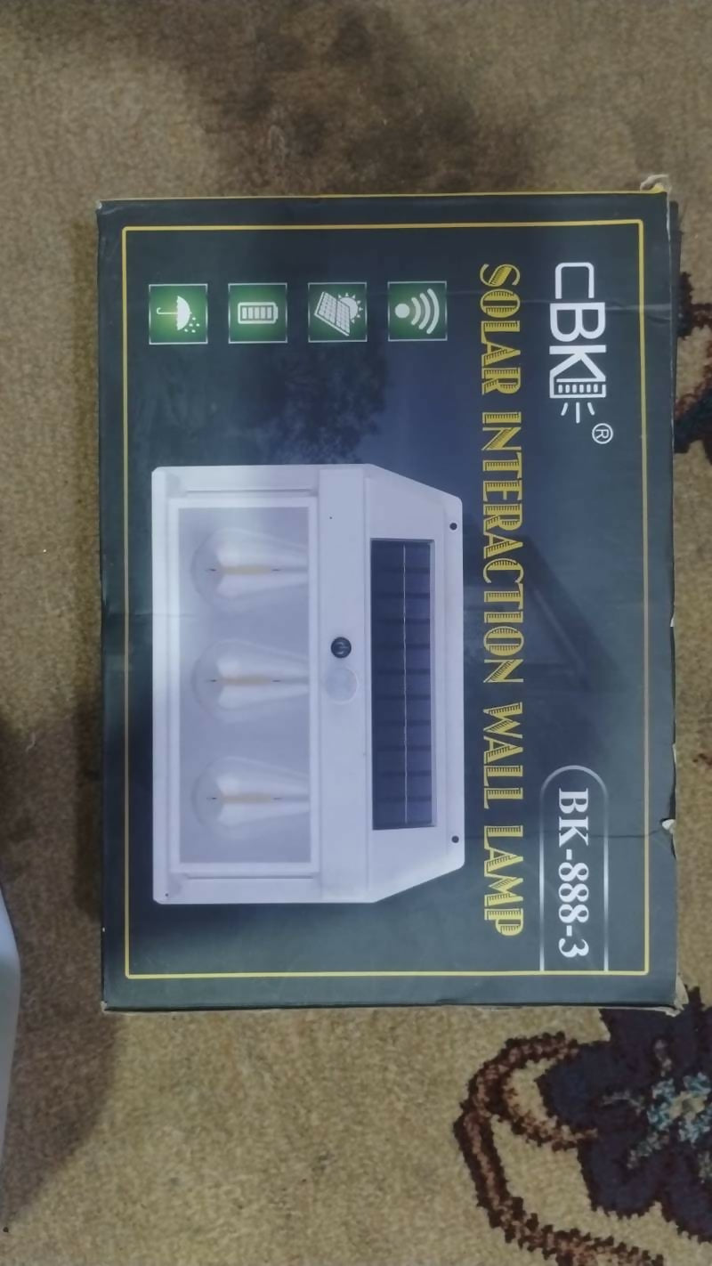 Solar Interaction eall Lamp outdoor Motion Sensor Light Solar Powered LED wall Light waterproof .