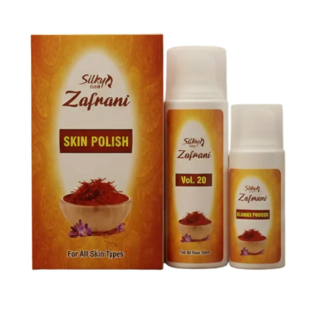Silky Zafrani Skin Polisher Pack, Exfoliating & Radiance Boosting, for All Skin Types