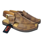 LASINA Kaptaan Brown Shaded Chappal