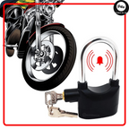 Heavy Duty Anti-Theft Alarm Padlock – Smart Stainless Steel Lock with 110dB Siren