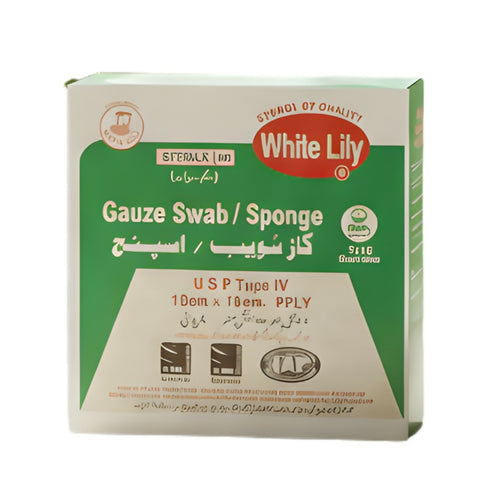 Gauze Swab Sponge Pads, Sterile Cotton Absorbent, for Medical & Home Care
