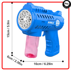 Bazooka Bubble Gun – 36-Hole Electric Bubble Blaster with Lights for Kids
