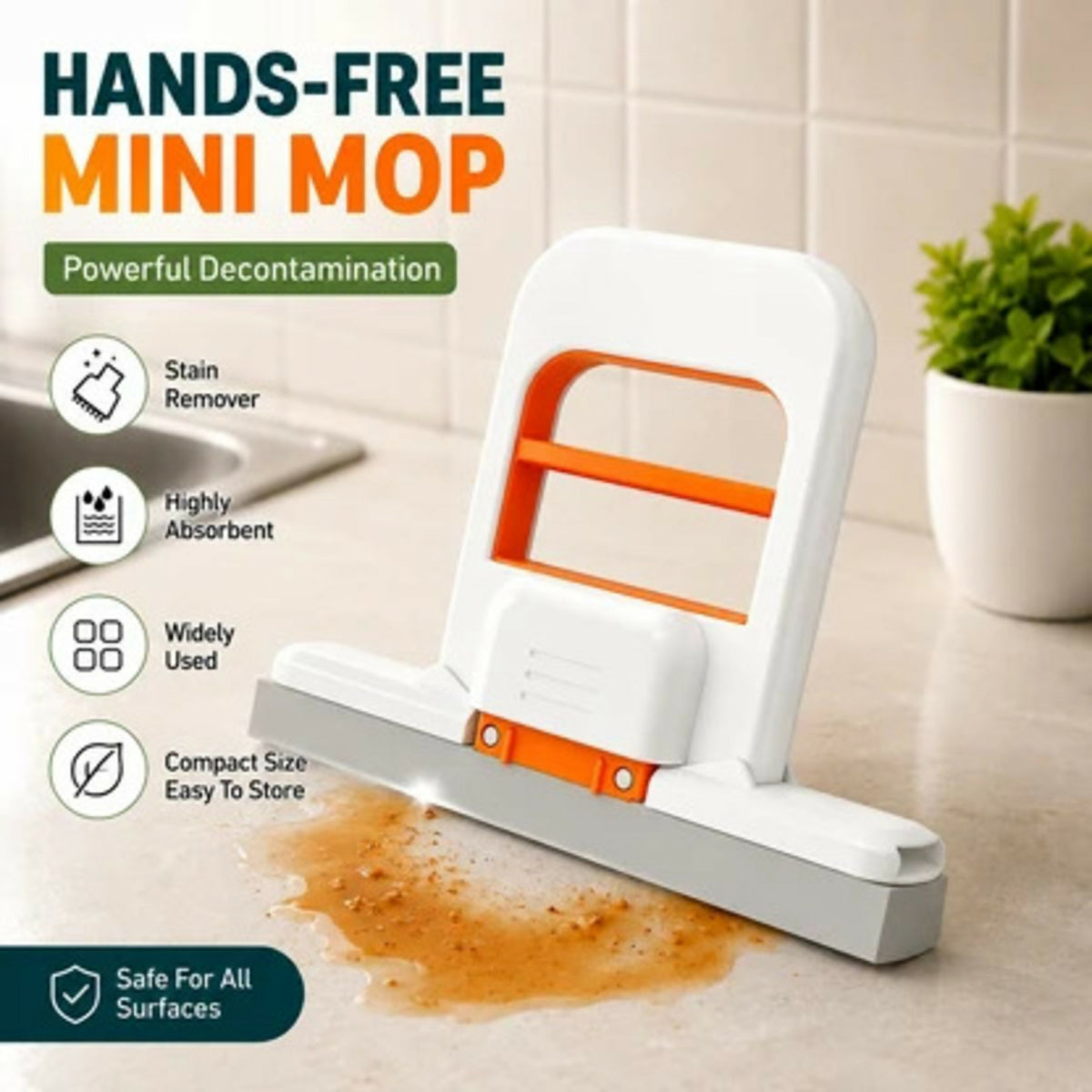 3-in-1 Kitchen Bundle – Faucet, Splash Guard & Mini Mop Set