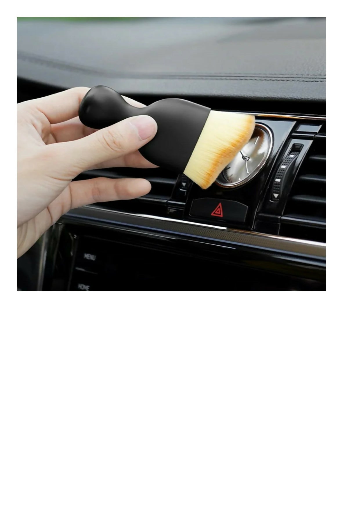 Car Interior Cleaning Brush Durable Quality Comfortable Grip Reliable Performance Effective Cleaning