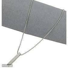 Pack Of 2 Boys Bar Necklace Materials Stainless Steel – Black