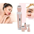 Kemei 4 in 1 Rechargeable Hair Remover Shaver