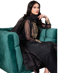 Black Organza Ensemble Suit