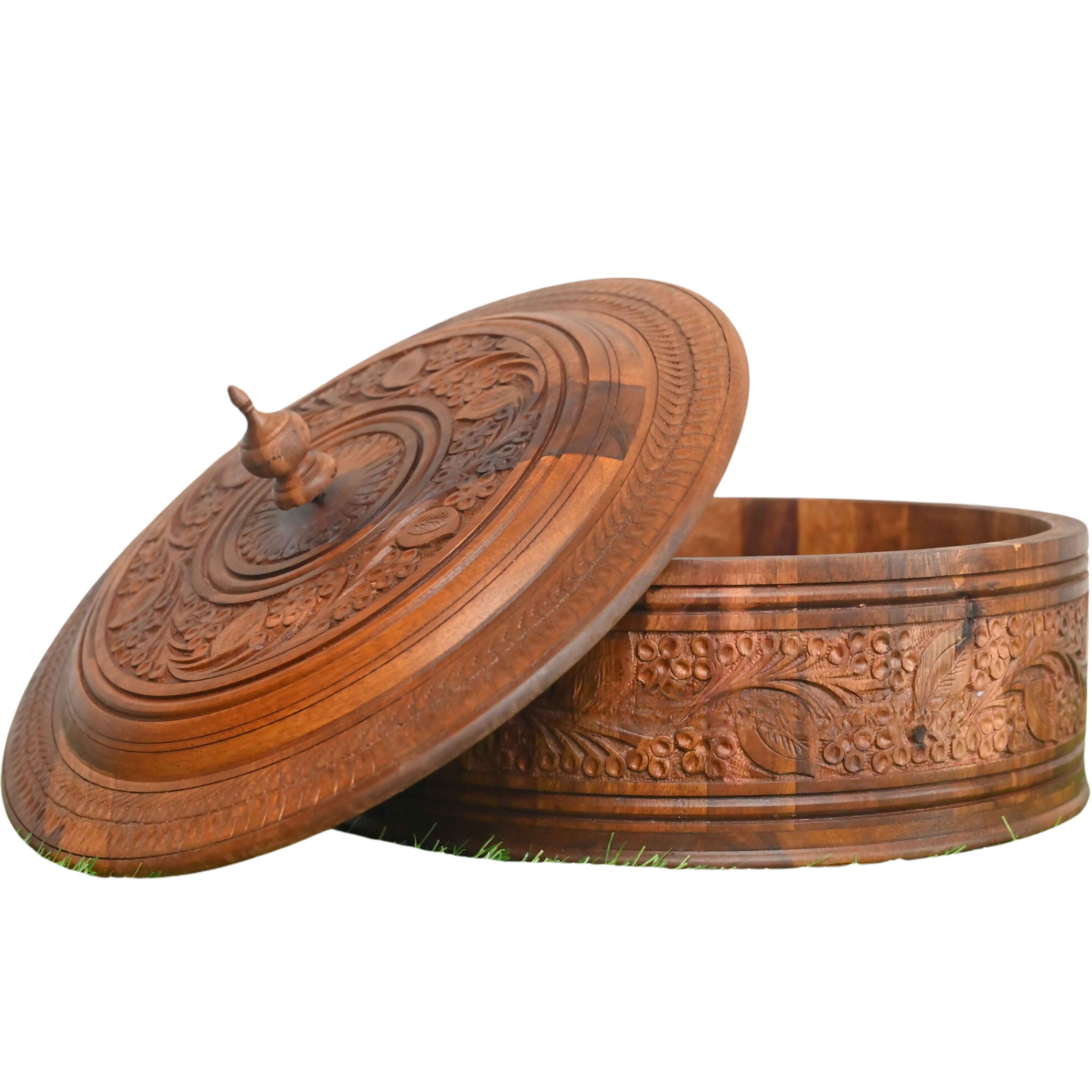 Carving Wooden Hot Pot