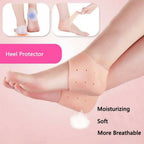 Silicone Gel Heel Pad Socks – Heel Pain Relief & Anti-Crack Protectors | 1 Pair for Men & Women
