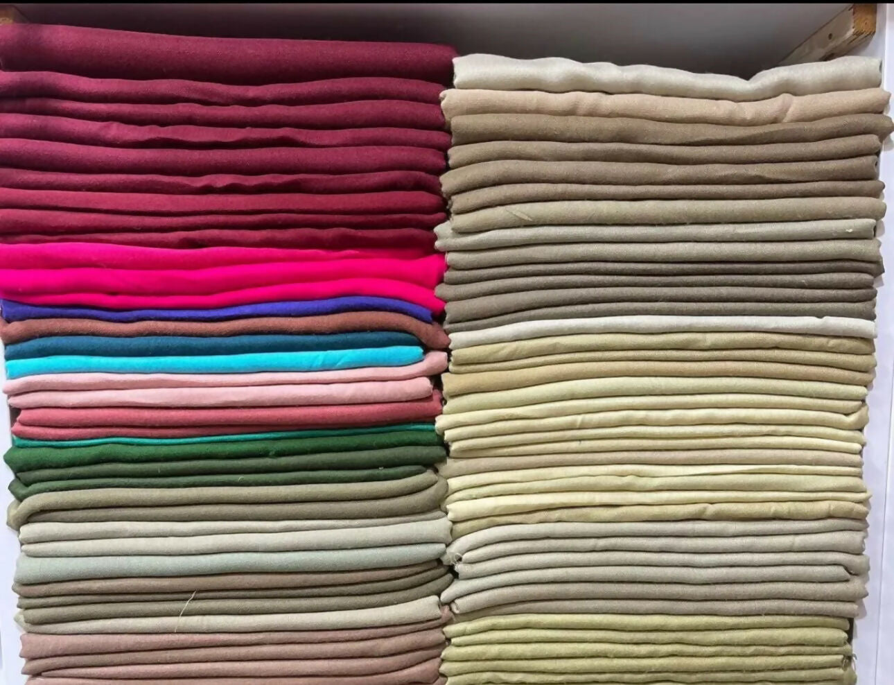 Plain Pashmina Wool Shawl For Women and Girls