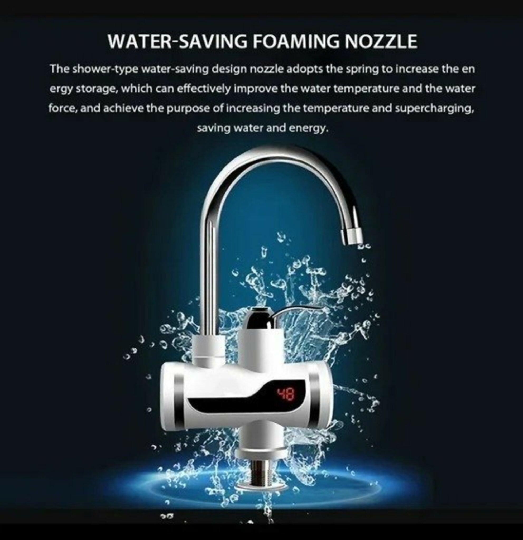 Electric Kitchen Instant Water Heater Tap
