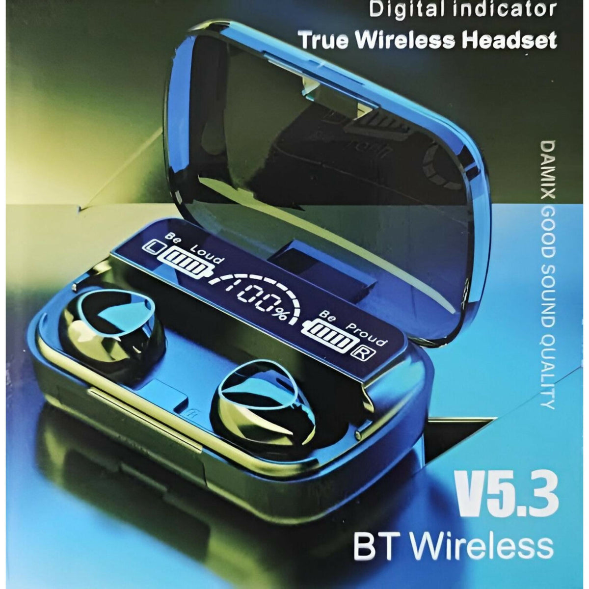 M10 TWS Bluetooth 5.3 Earbuds | Original M10 | LED Display | Wireless Earphones with Microphone