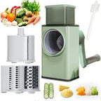 Veggie Slicer, Ultimate Manual Rotary, Slicer, Slice, Dice, and More!