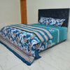 Bedsheet, White Leaflet, Comfort and Style Combined