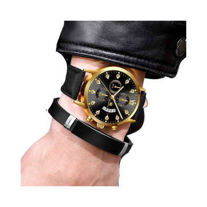 Wristwatch, Luxury Business & Stainless Steel, for Men