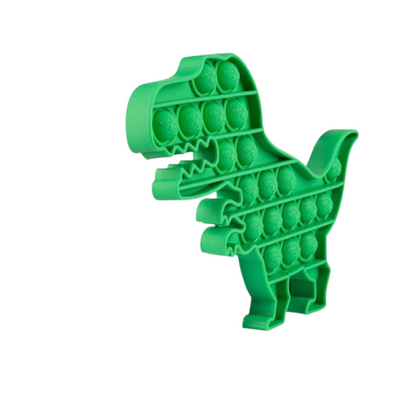 Fidget Toy, Dinosaur Shape Pop, Washable & Reusable, for Kids