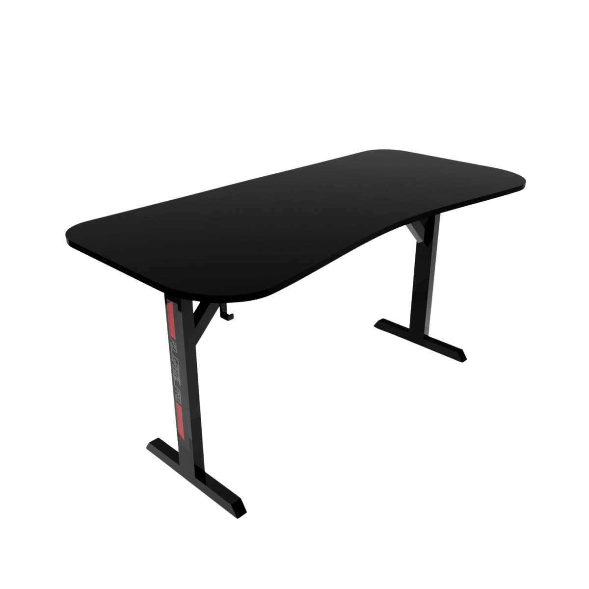 Gaming Table, LED Lights Installed, Headphones Holder & Wire Managemen ...