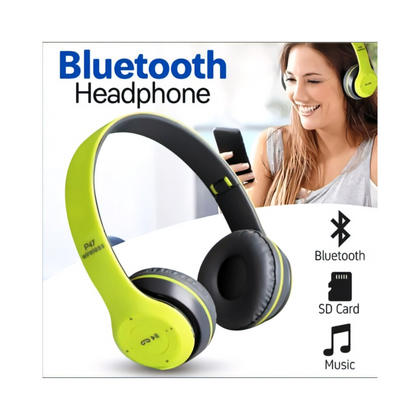 Over-The-Ear Headphone, Wireless, Foldable, Connect with All Bluetooth Devices