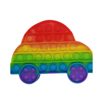 Fidget Toy, Rainbow Car Shape, for Kids