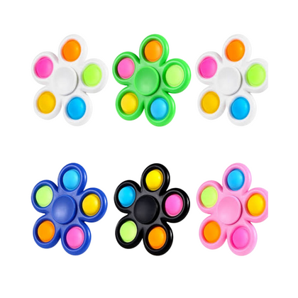 Fidget Toy, Spinners, with Pop Push Bubble, for Kids