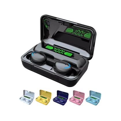Earbuds, Wireless & Waterproof, with Charging Box